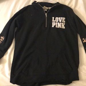 VS Pink quarter zip